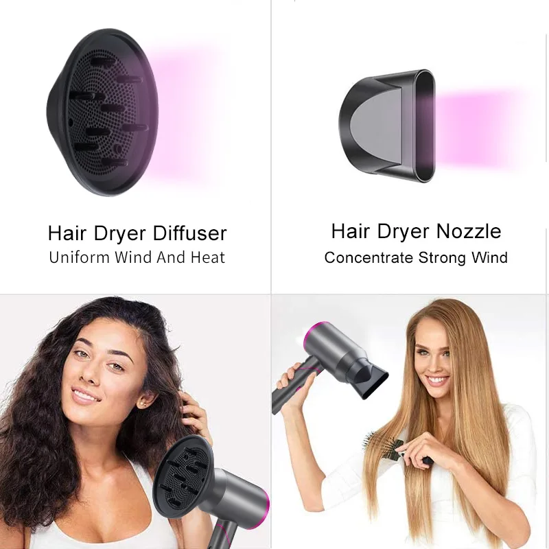Foldable Blow Dryer Home Travel Use Portable Professional 2000w Salon Folding Hair Dryer Fast Drying