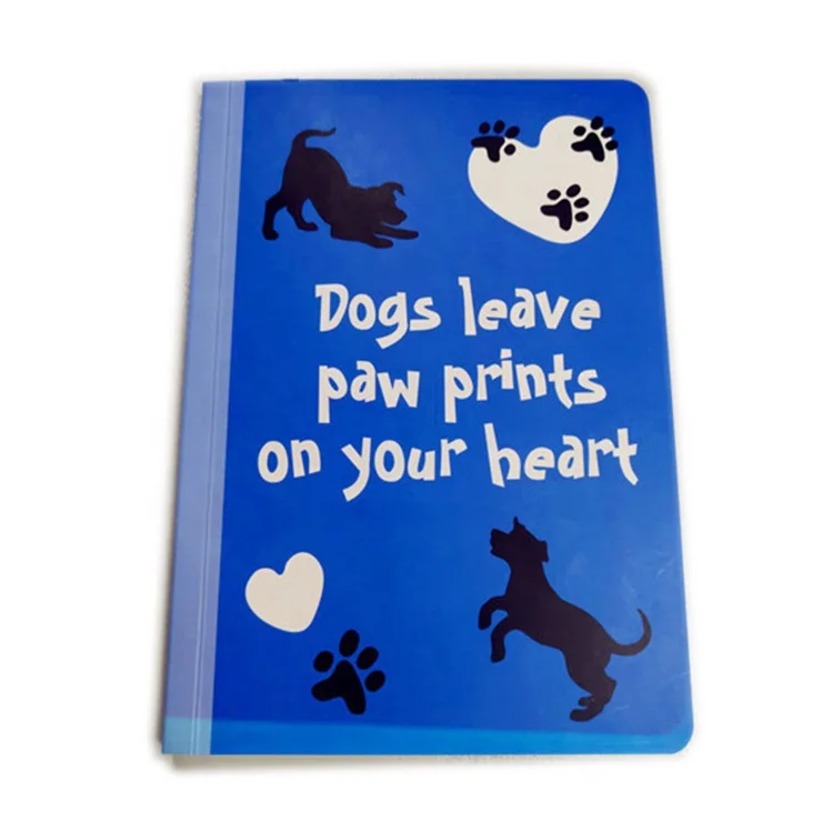 Wholesale cheap price custom exercise book -  dogs paw A5 notebook office stationery promotion gift
