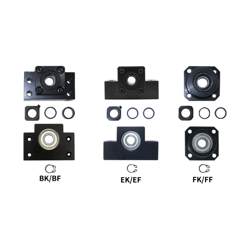 The cheapest ball screw support seat set bearing fixed seat ball screw bearing seat bkbf20