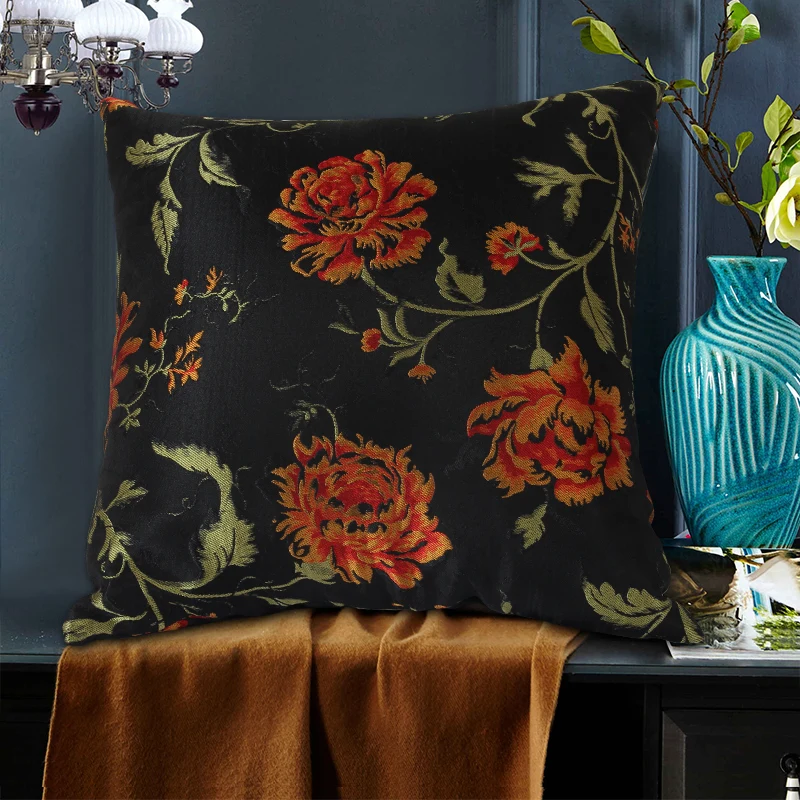 
Knit Jacquard Cushion For Sofa Back Alignment Indoor Decorative Cushions 