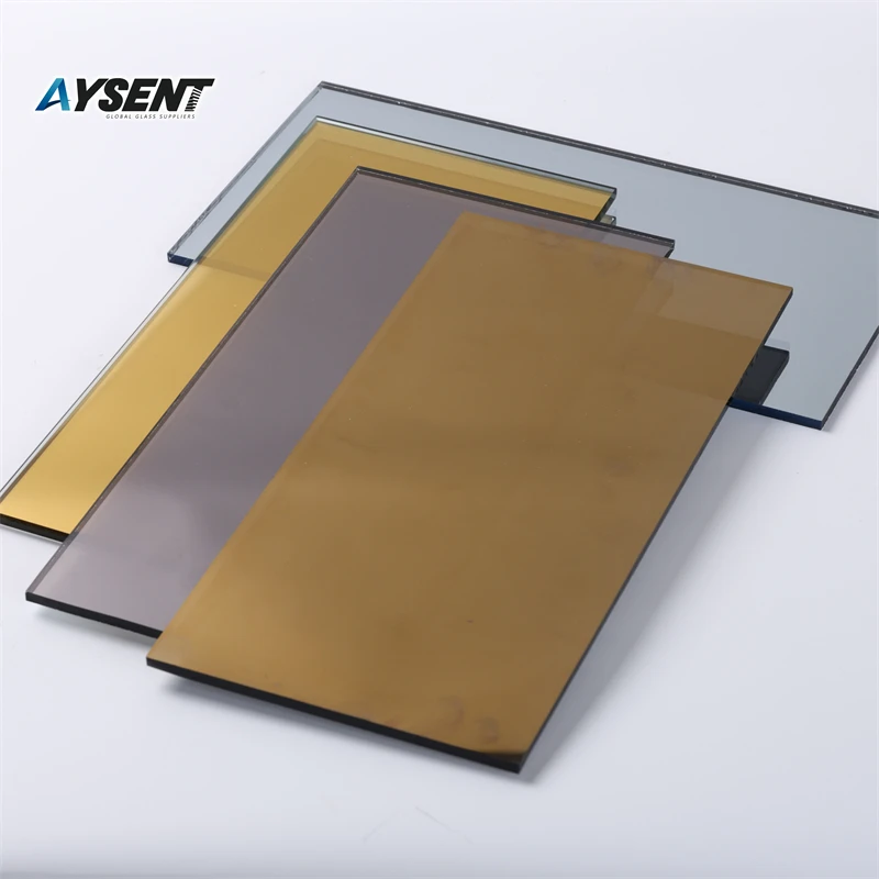 4mm-12mm Reflective Glass Commercial Residential Buildings Flat Solid Thermic Glass Low-E Bulletproof Windows Heliostat Glass