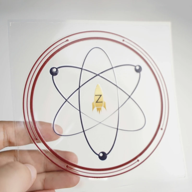 Hot sale Packaging box decoration sticker perfume bottle label waterproof UV transfer stickers