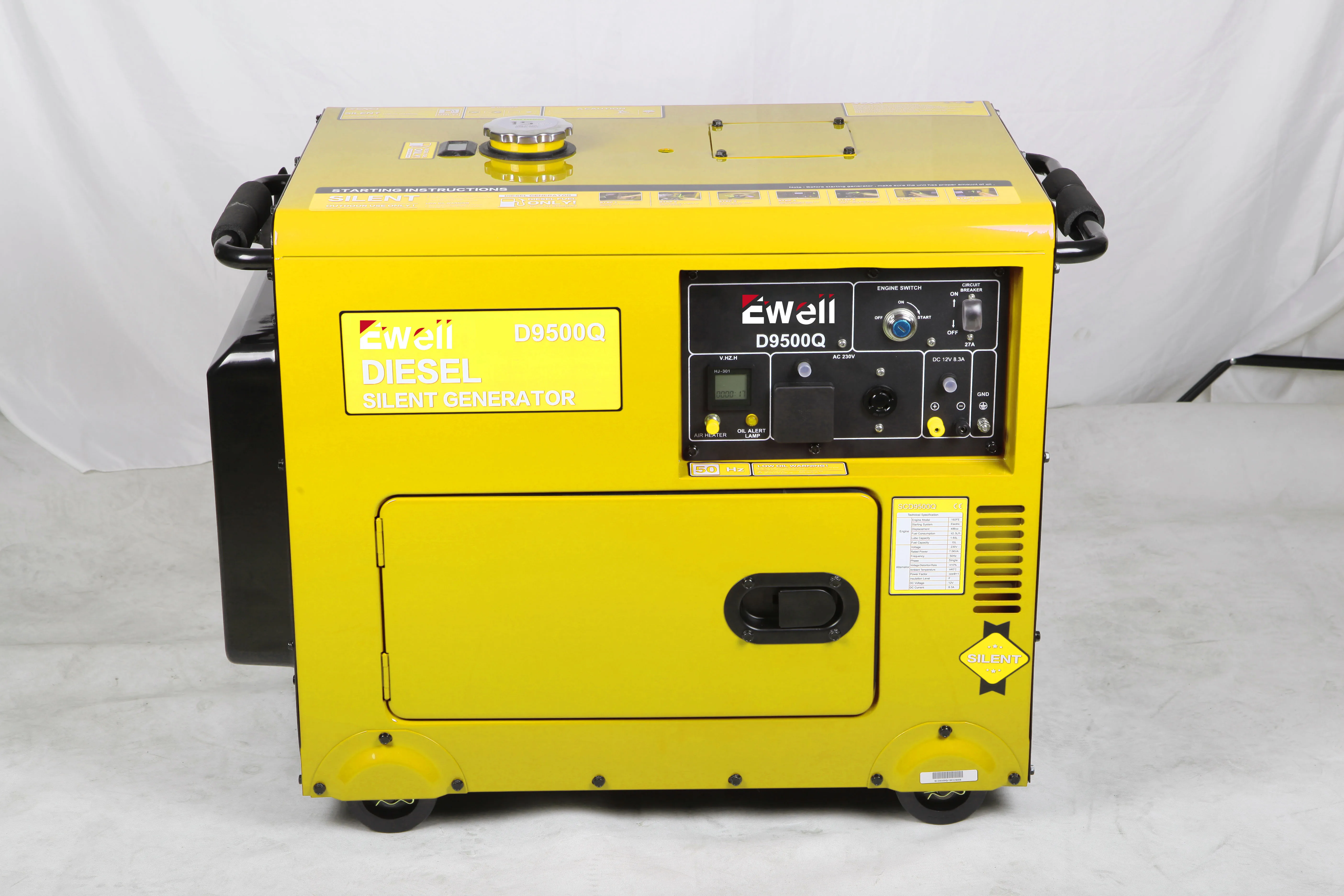 Ewell Reliable performance good silent diesel generators mobile diesel