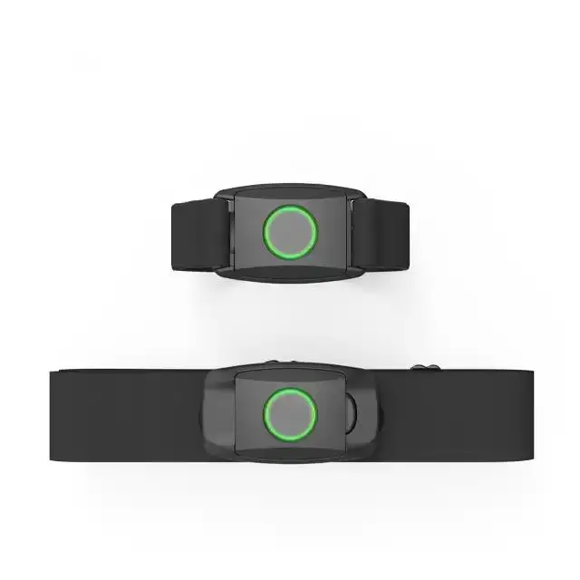High Accuracy Bluetooth5.0 ANT+ ECG/PPG Heart Rate Tracker Armband and Chest Band Heart Rate Monitor
