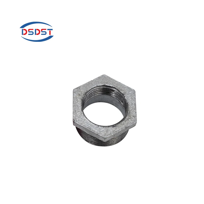 Gi Bushing Black Bushes Hex Bushings Reducing Hexagon Bushes Malleable Iron Natural Black / Coated Black / Galvanized Equal Link