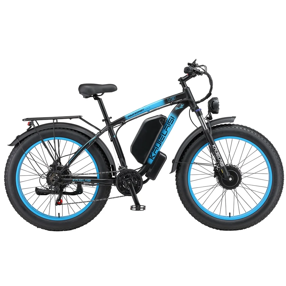 USA warehouse Free Shipping 2x1000W Dual Motor E-Bike Original Factory 26x4.0 inch Fat Tire E-Bike 23AH 2000W Electric Bike
