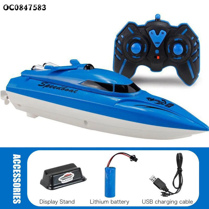 High Quality 2.4G 4CH Speedboat Remote Control Rc Boat High Speed for Adults