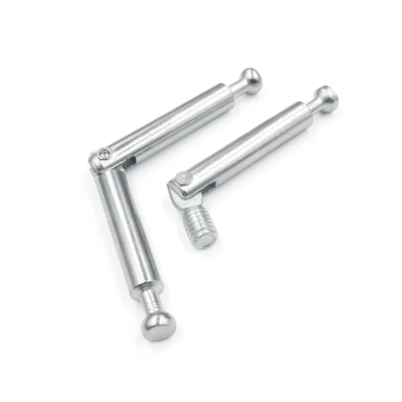 furniture connector types 2 in 1 plastic metal connectors