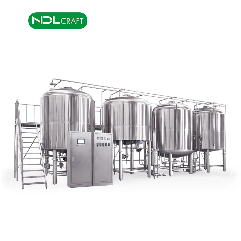 Bbl Brewery Equipment Brewing Plant Brite Tank Boil Kettle Fermentation Glycol Cooling Method Carbonated
