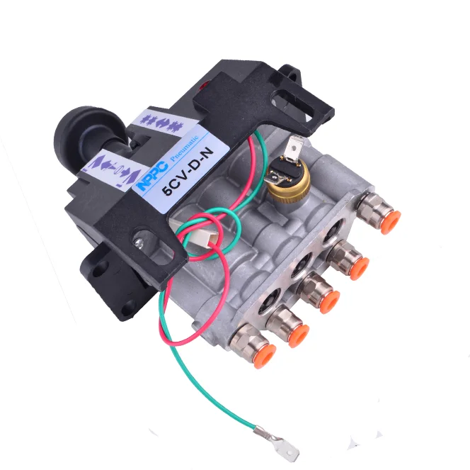 5CV-D-N  new design FIVE HOLE DUMP TRUCK CONTROL with PTO function pneumatic control valve