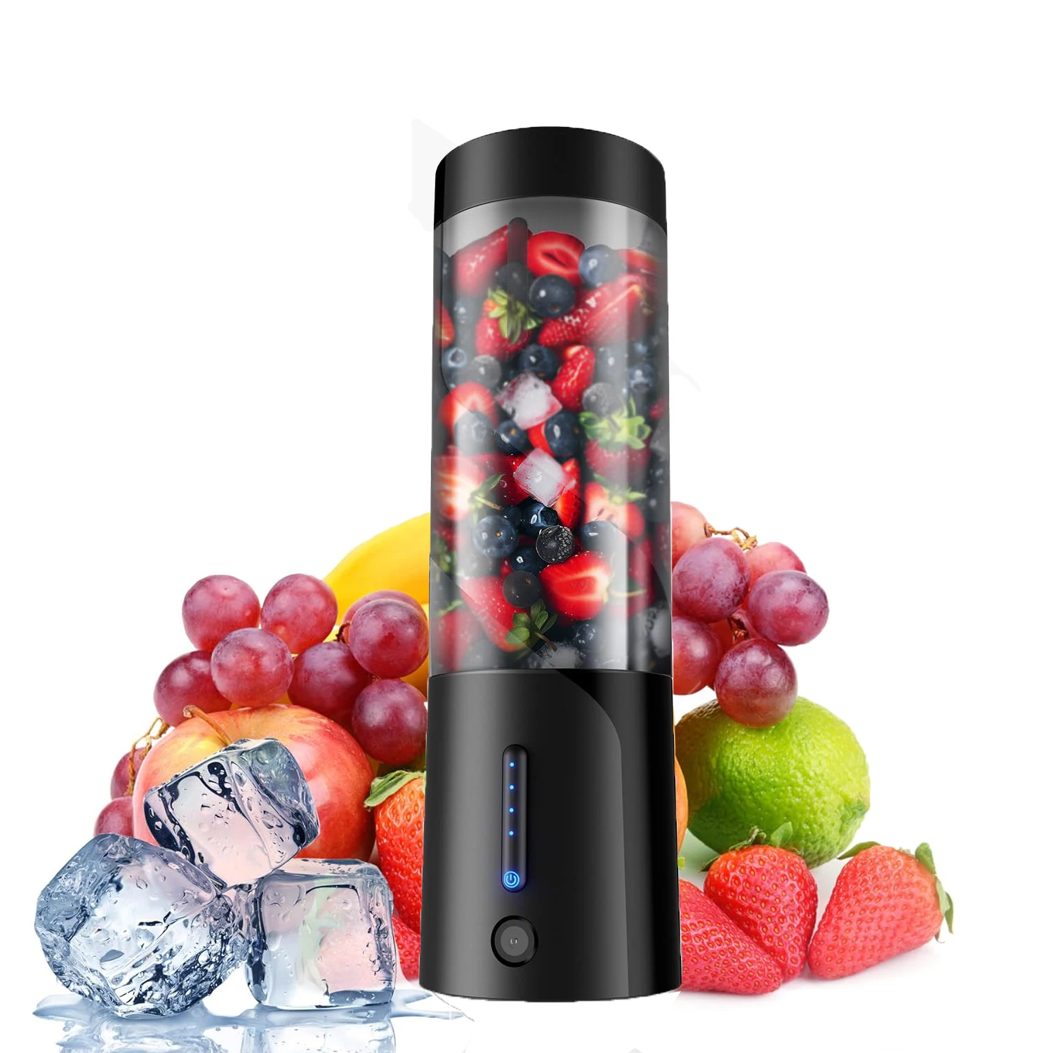 Ligkevan Magnetic Charge Port Rechargeable Bottle Cup for Shakes and Smoothies Fresh Juice Blenders Portable Blender Juicer