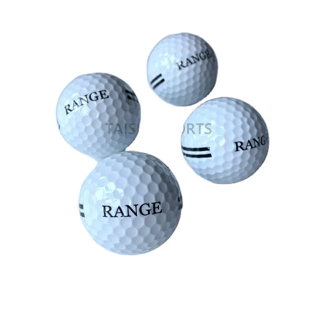 Personalized 2 pieces golf driving range balls white practice ball