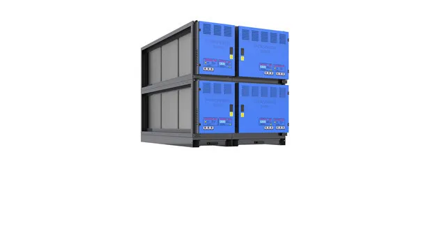 ESP cooking smoke air purifier commercial Precipitator Industrial fume purification