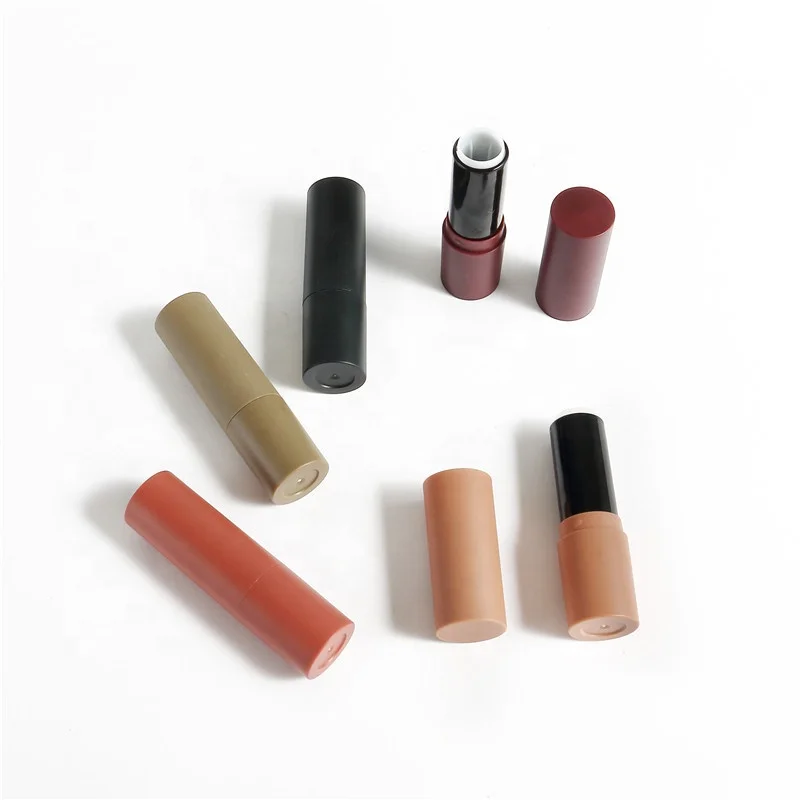 
Custom Empty mini round Lipstick container Lipstick Tube Empty Lip balm Tube packaging 