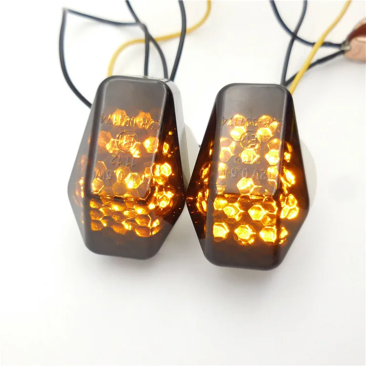 universal motorcycle led indicators SUPER BLACK  turn signal led turn lights for Japan motorbike turning system