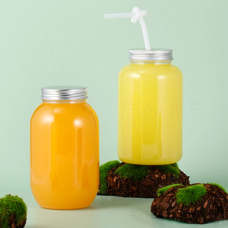 Bottles Medas Shot customized pet Tamper Fruit matte Sealing Straw 800 8oz Bubble Milk mini Mold And 200 juice Bottles With Cap