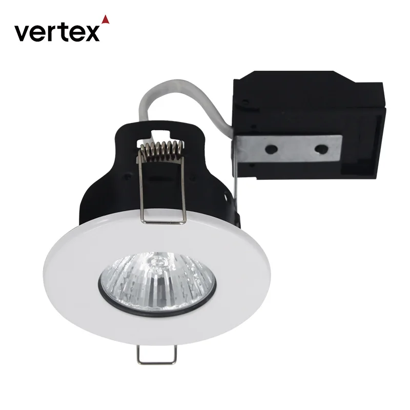 IP65 Waterproof GU10 Down Light Aluminum IC Rated Flicker Free COB Down Light Housing CCT 50W Gu10 Fire Rated Downlight