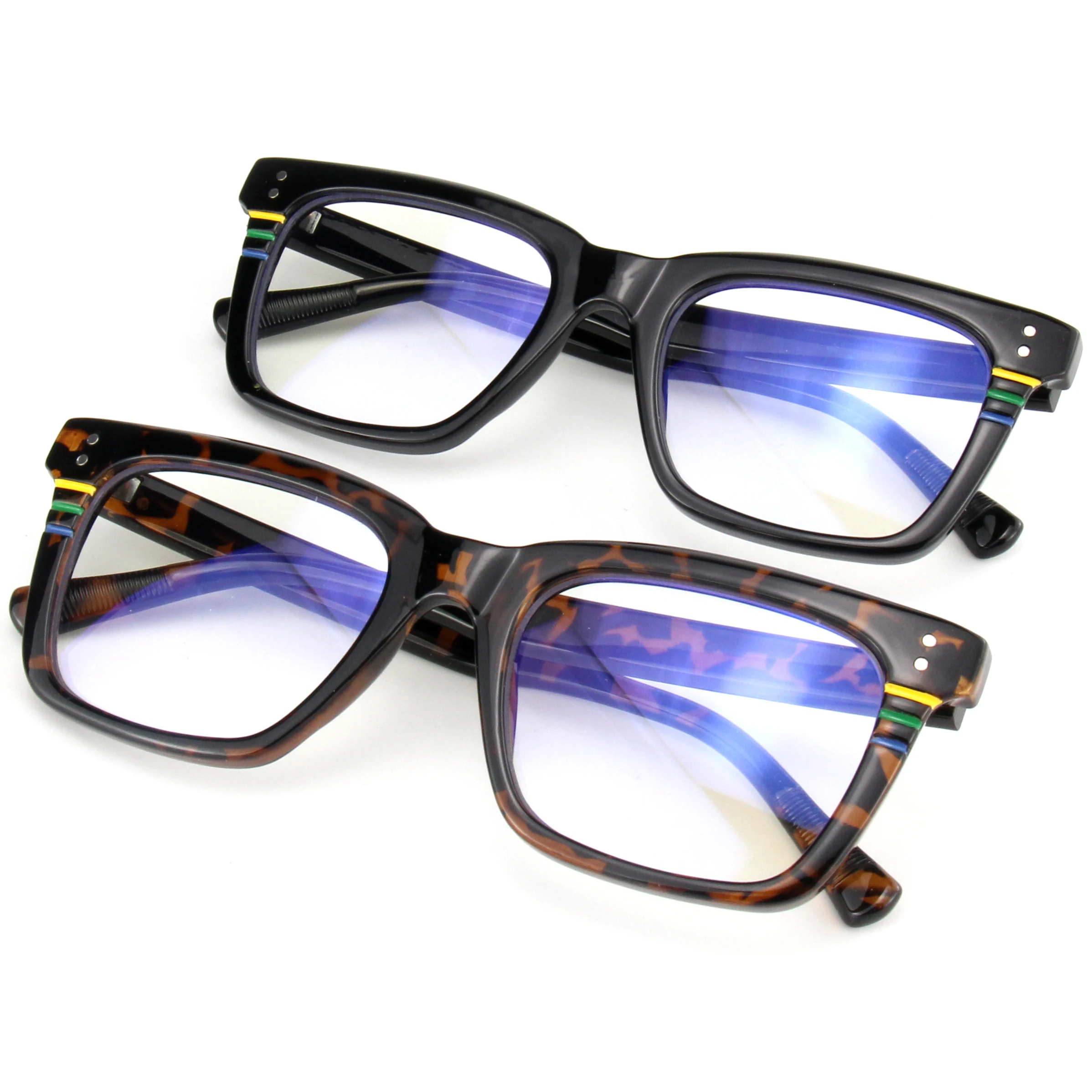 EUGENIA RPCTG 2021 Wholesale italy design unisex custom acrylic anti blue light blocking gaming glasses