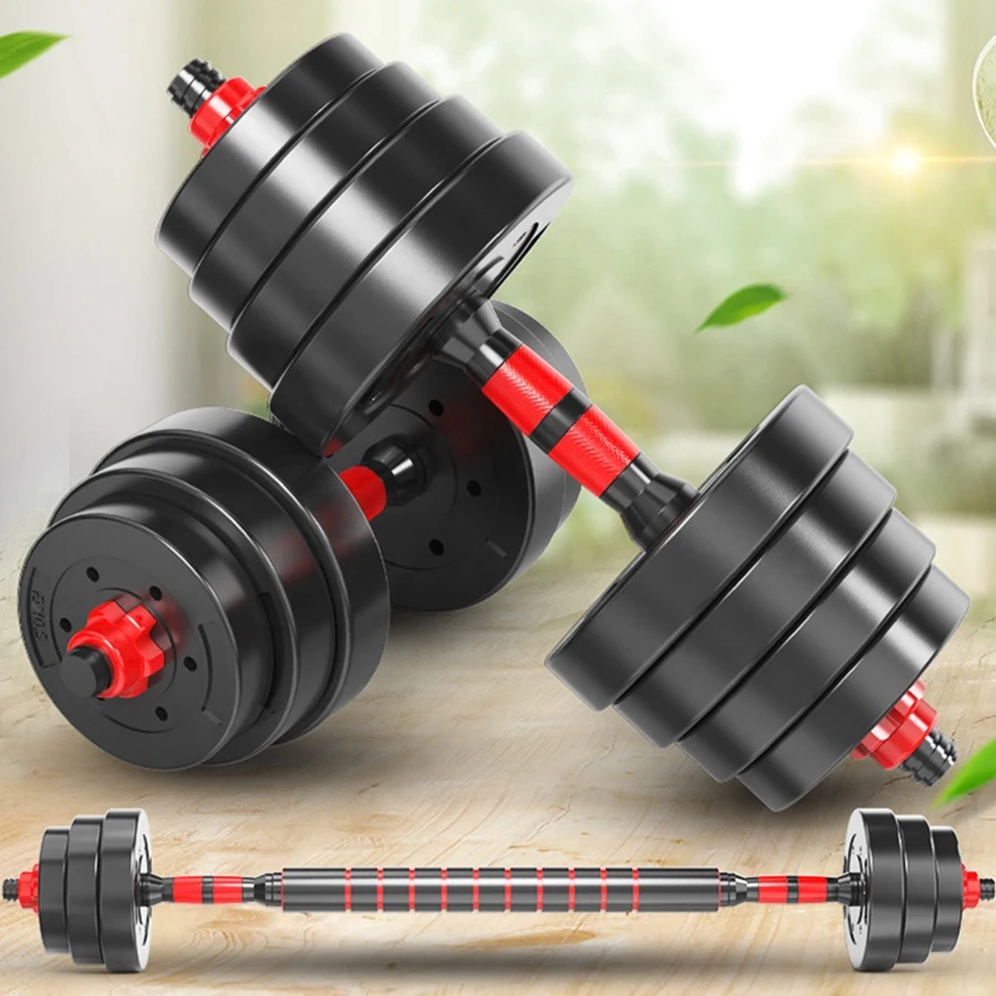 10 ~ 50 кг Съемные мужские бытовые тренажеры для фитнеса регулируемые гантели наборы