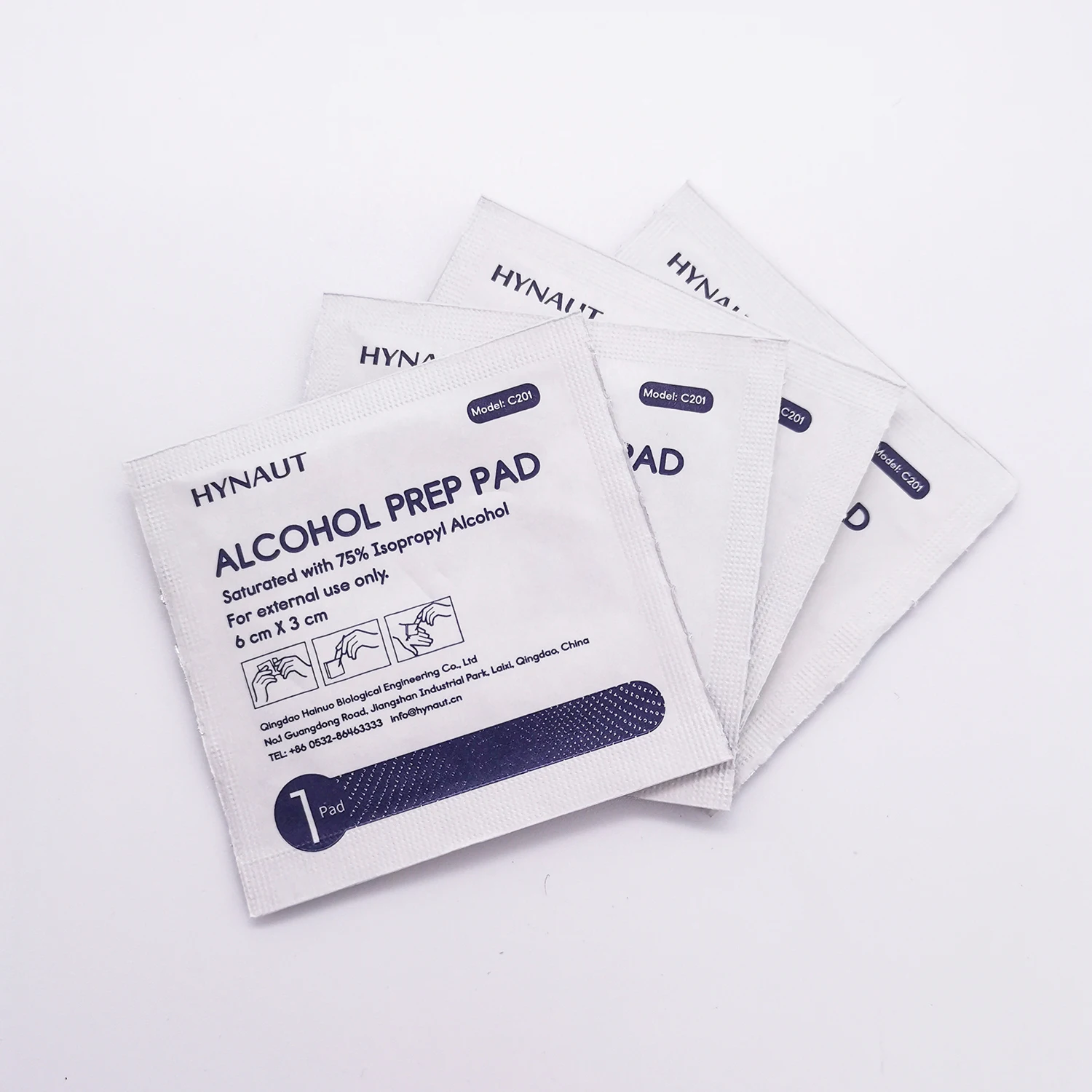 Alcohol prep pad alcohol wipes OEM your logo manufacture directly supply