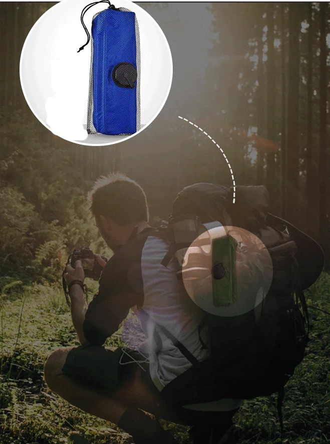 Wholesale price Outdoor camping 20L shower bag Solar shower bag Camping hiking self driving tour shower bag