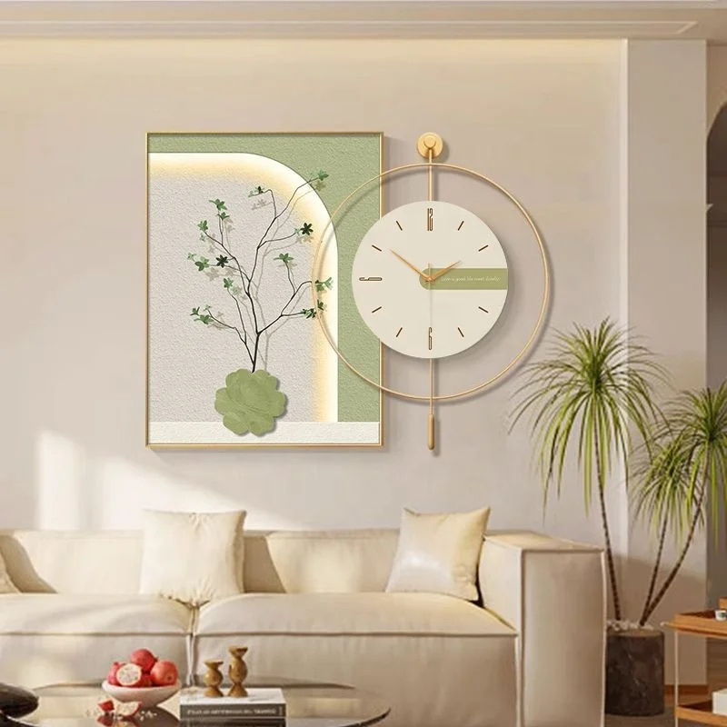 Cream style restaurant wall decoration painting modern simple dining room wall advanced painting table background wall