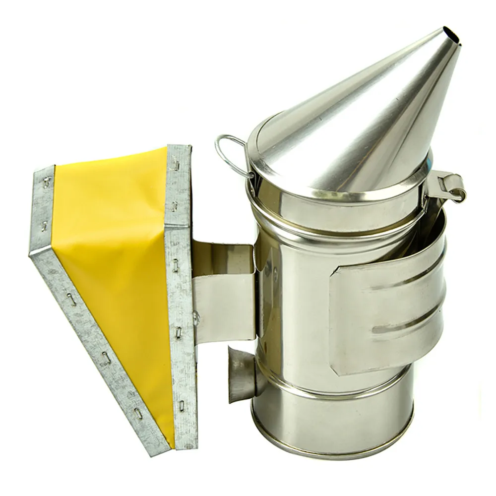 Small round head Beekeeping Tool Stainless Steel Bee Hive Smoker