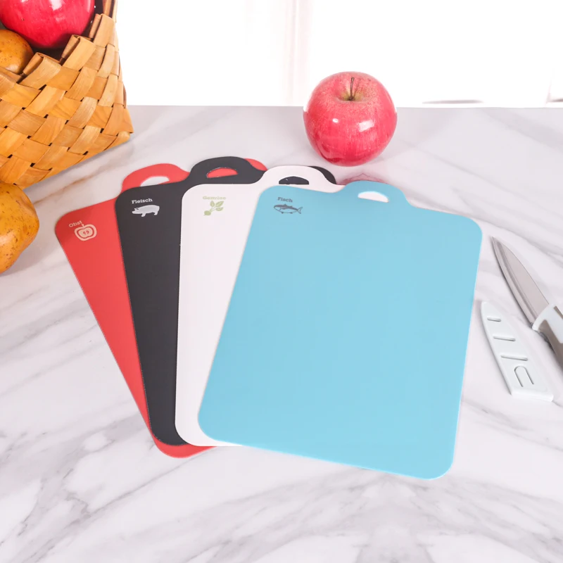 
Factory direct kitchen supplies flexible plastic cutting board 