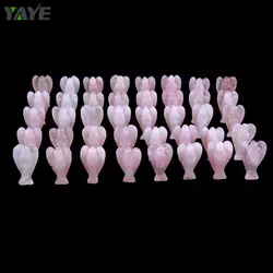 Бог Ангел/Ангел для рейки лечения/розовый кварц, Синий кружевной Агат драгоценный камень резной Ангел