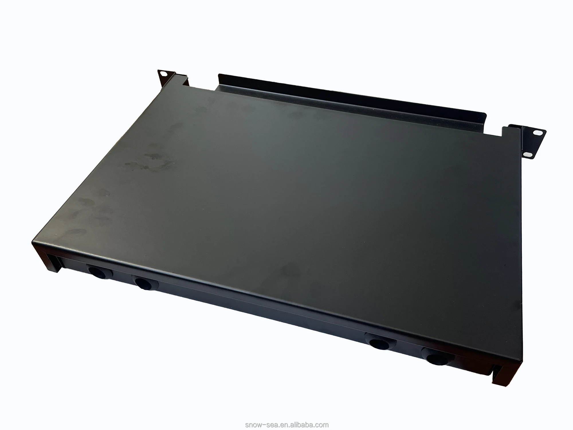 19' 1U Drawer Type Rack Mounted 24 Core SC Fiber Optic Patch Panel With Adaptor And Pigtail