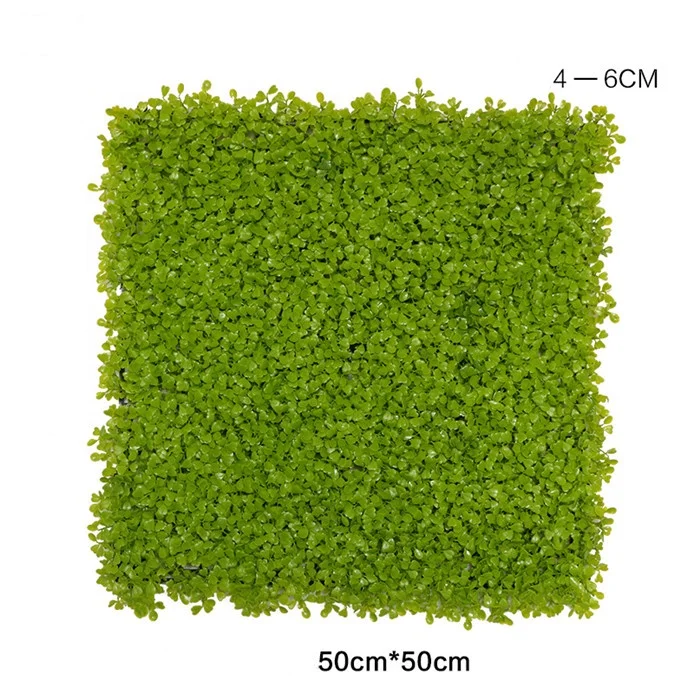 Outdoor and Indoor Artificial Boxwood Hedge Mat Foliage Green Wall for Garden