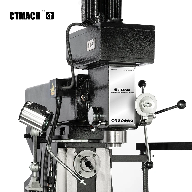 CTZX7550 Vertical and Horizontal Drilling and Milling machine bench drilling milling machine