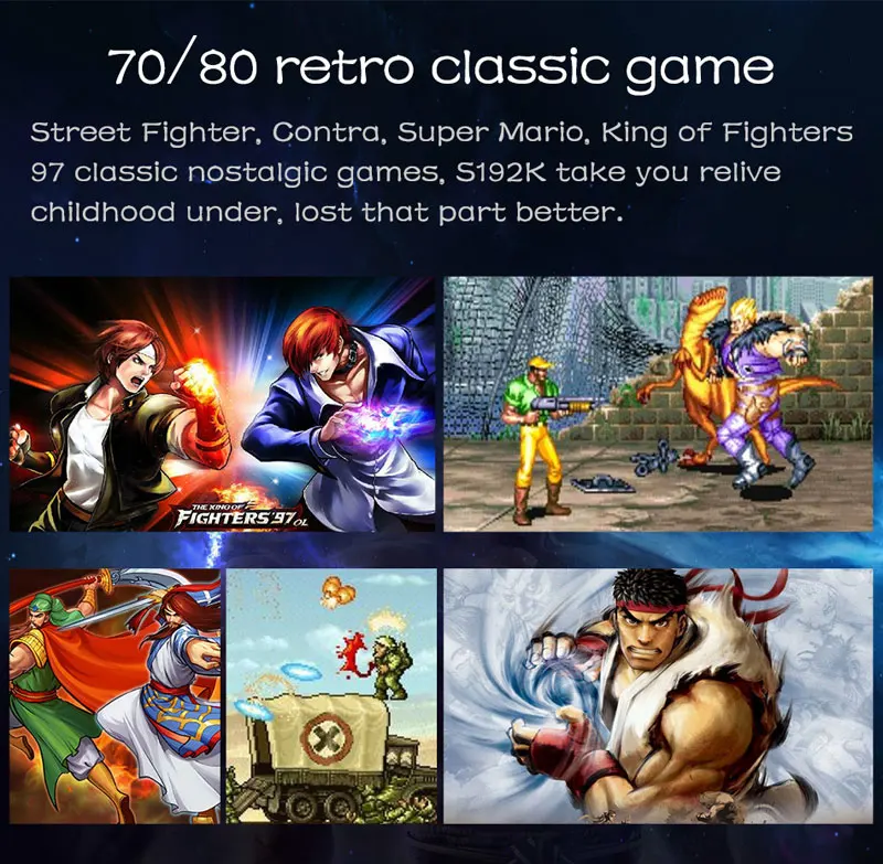 
Free Ship 7inch 10000mAh Arcade Joystick Controller for PC Phone with RAM4GB ROM64GB 4K Portable Video Game Console 