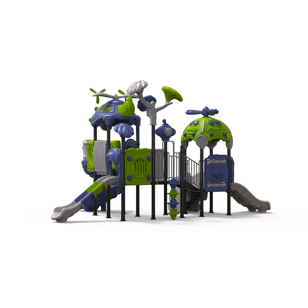 2021 New High Quality Plastic Children Amusement Park Equipment with Tube Slide