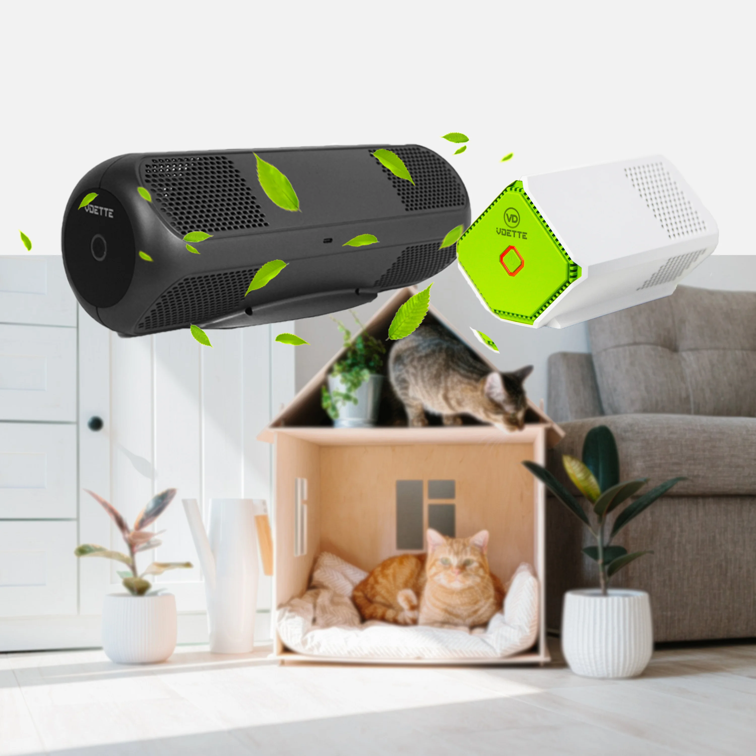 Rechargeable air freshener low-noise long-endurance plasma air sterilizer for office use home air purifiers