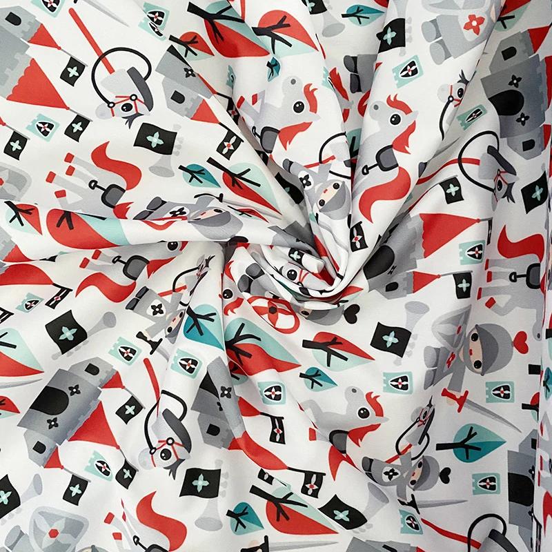 Fabric Clothing 100% Polyester Digital Printing  Waterproof Wet Bag Fabric Reusable Patterned Stretch PUL Fabric
