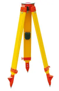 Cheap Screw Lock Round head wooden tripod JM-1B tripod  for total station