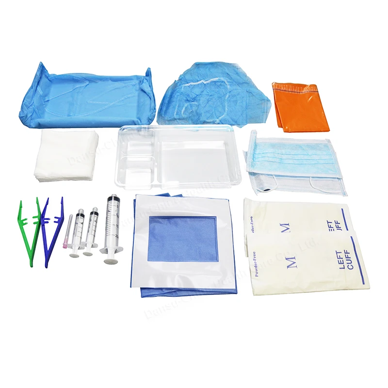 Custom Medical dialysis renal kits manufacturer consumables Hemodialysis Catheter ON Pack