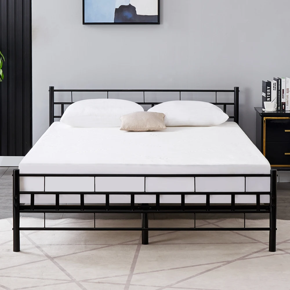 
Metal double black bed frame desig metal bed 