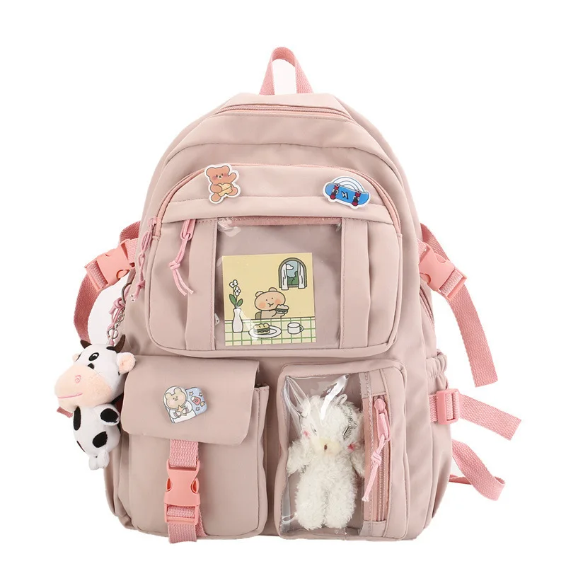 High school student schoolbag Oxford cloth Harajuku style backpack foreign trade schoolbag