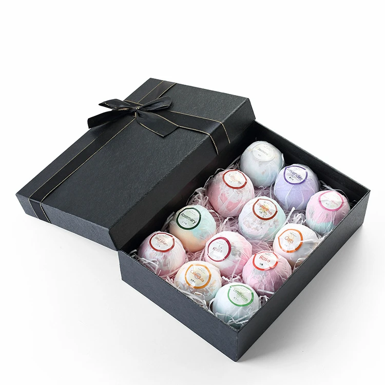 Профессиональный заводской поставщик 12 шт. подарочных коробок бомбочка для ванны