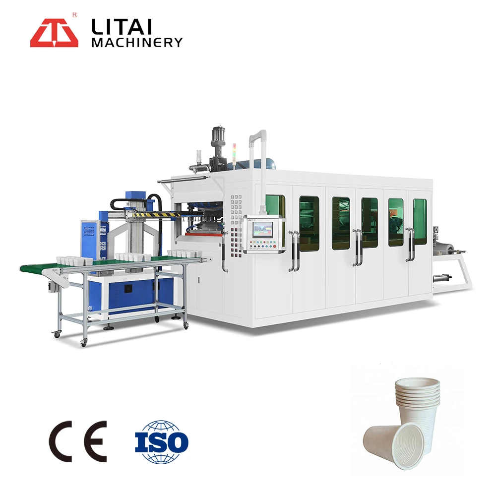 
Top ranking LITAI TQC-750 plastic tea cup thermoforming machine with 750mm forming width 