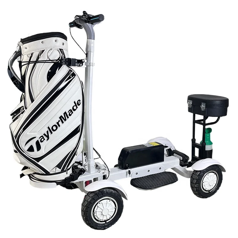 US Warehouse in Stock 2400W 48V20Ah Foldable Electric 4 Wheel Golf Scooter Cart