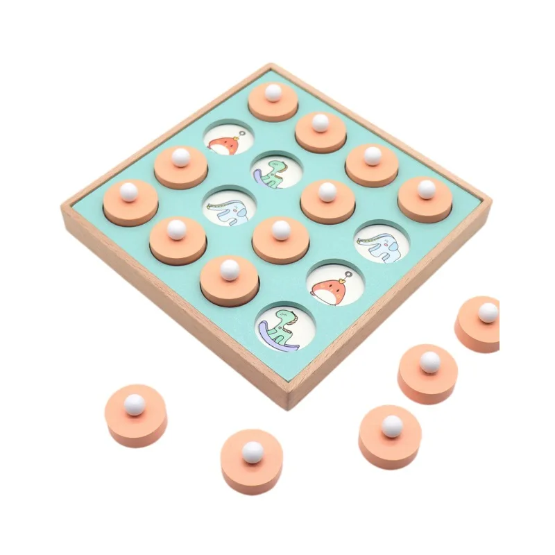Wooden toys early education teaching  Memory Chess Matching Board Toy other educational toy