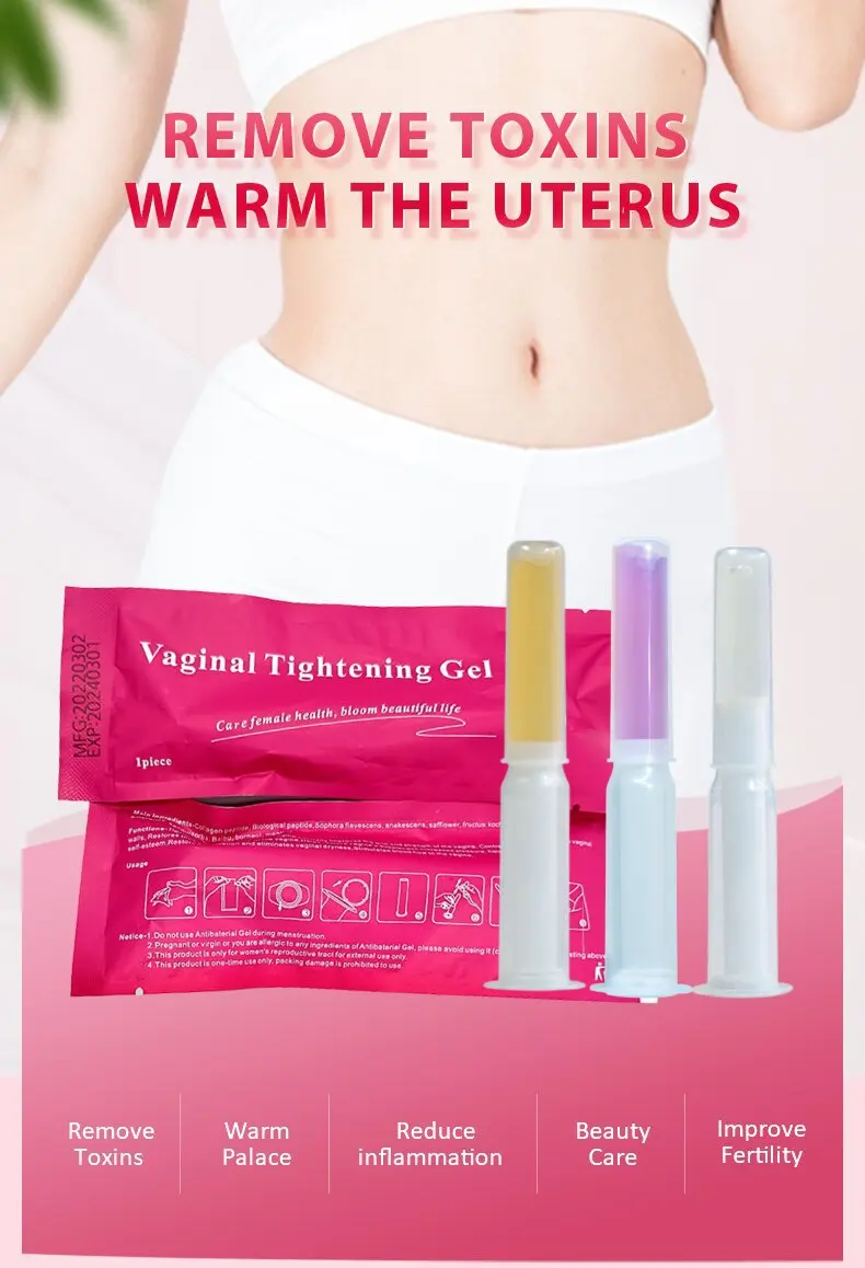 Hot selling organic vaginal tightening gel vaginal shrink cream, pussy tightener vaginal tightening gel