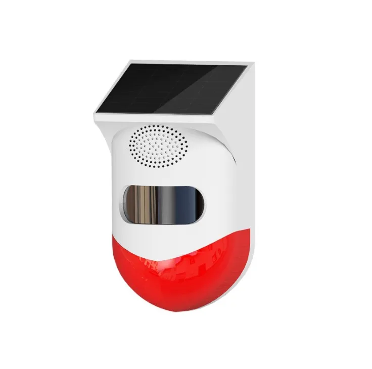 TUYA Smart Wifi Solar Infrared Detector WiFi Solar PIR Alarm Outdoor Waterproof Wireless 433MHz Strobe Siren