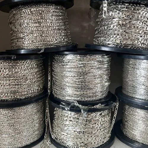 Factory Wholesale Chains by Meter Rollo Cadena Plata Genuine 925 Sterling Silver Chain Roll for Jewelry Making