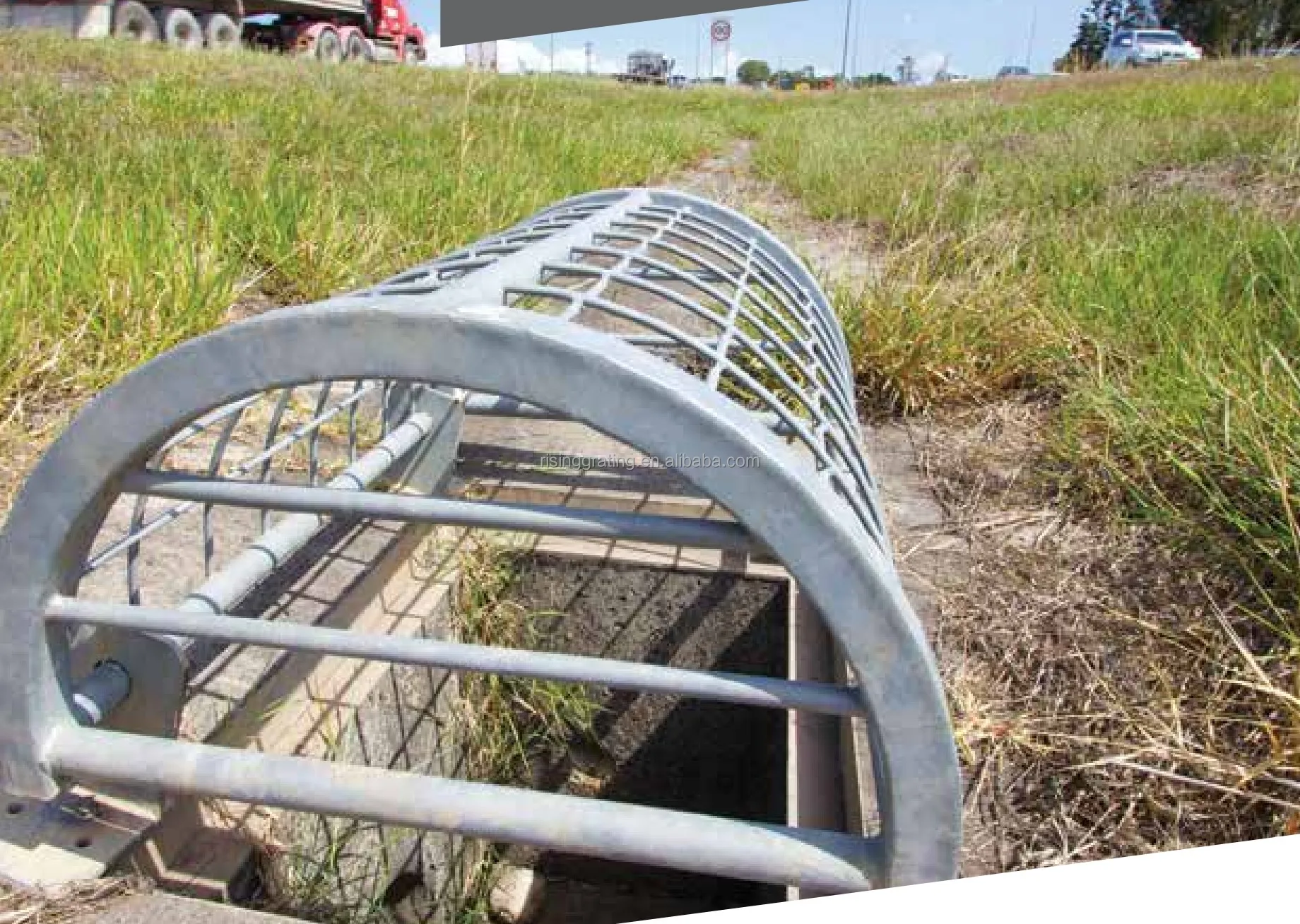 Горячая оцинкованная низкоуглеродистая сталь пол кювета или хорошо решетки крышка