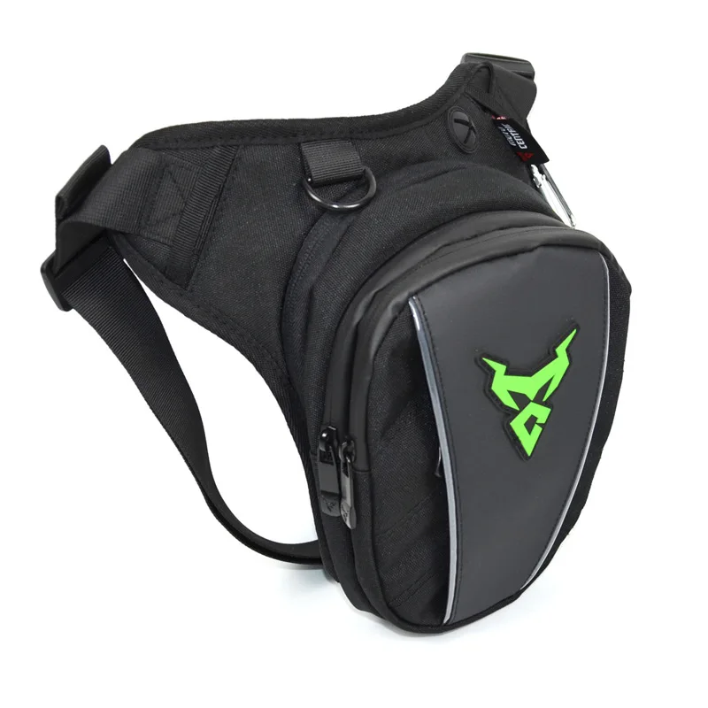 Motocentric Motorcycle Drop Leg Bag Waterproof Carbon Fiber Hip Bum Fanny Pack Sports Waist Bag Cycling Casual Shoulder Bag