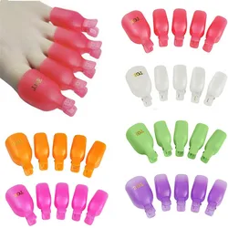10pcs Plastic Nail Art Toe Soaker Off Clip UV Gel Nail Polish Remover Clips